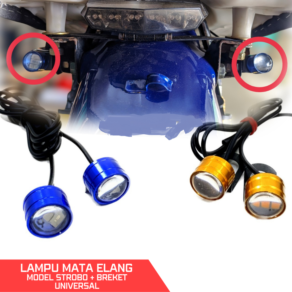LAMPU LED MATA ELANG VARIASI MODE KEDIP / STROBO / LAMPU KOLONG VARIASI