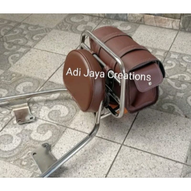 tas backrack sandaran belakang buat motor vespa metic,filano,uwinfly t3 fazzio,scoopy dll