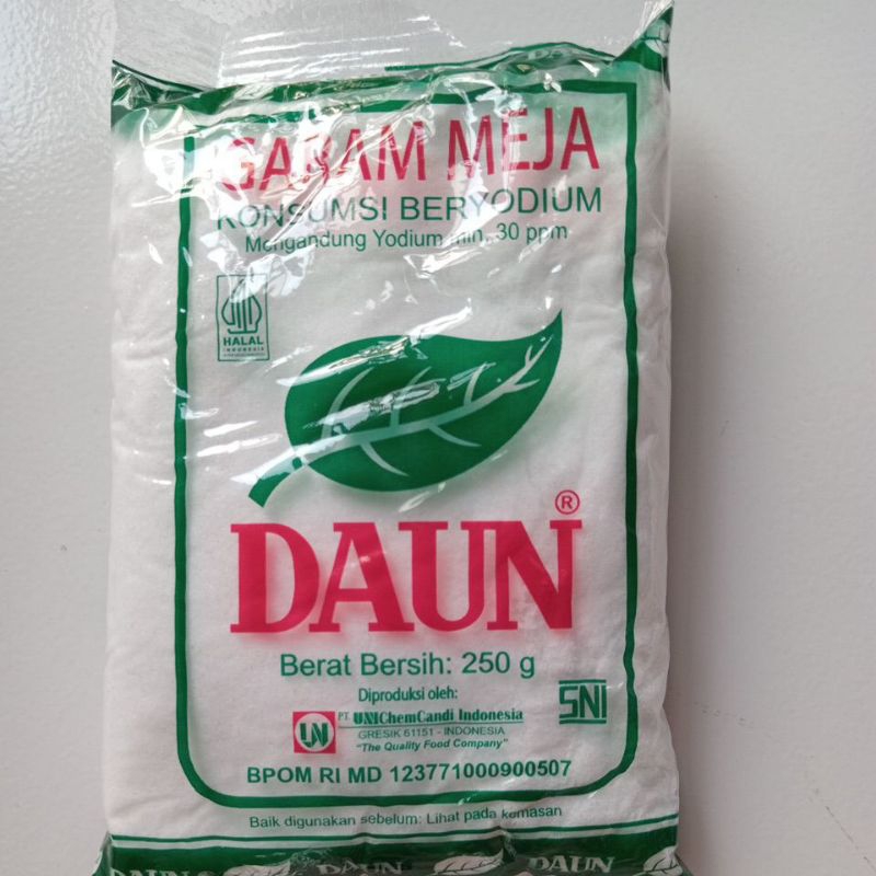 Garam Dapur/Garam Halus/Garam Daun