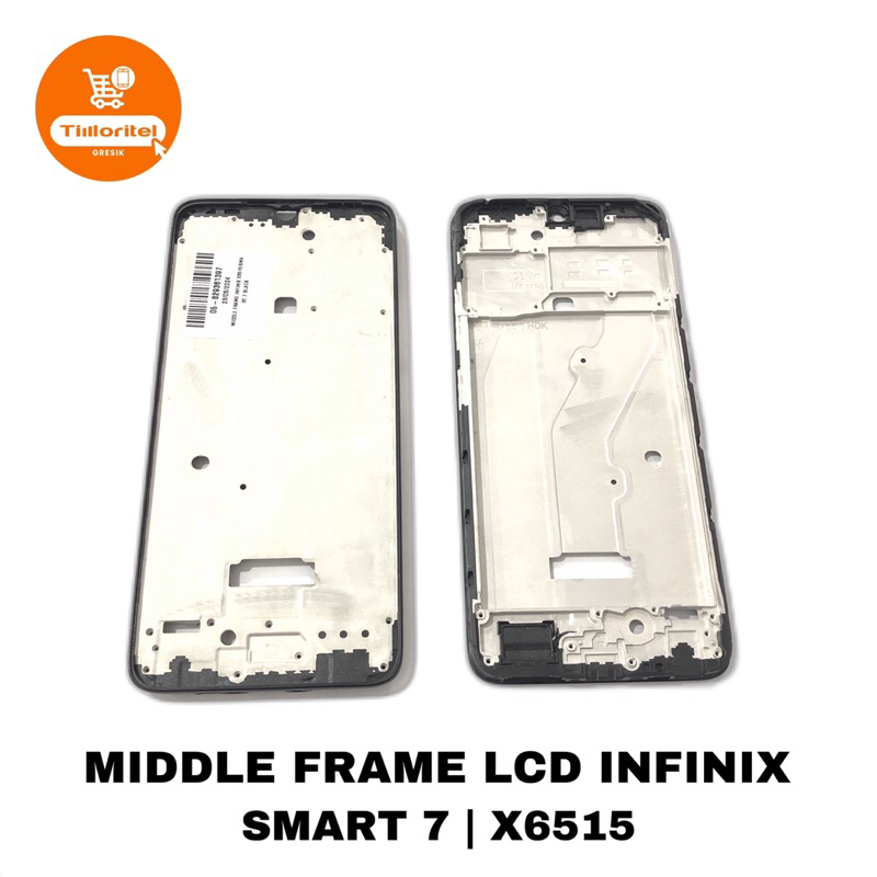 MIDDLE FRAME LCD INFINIX SMART 7 X6515 / BEZZEL TULANG TENGAH INFINIX X6515 SMART 7