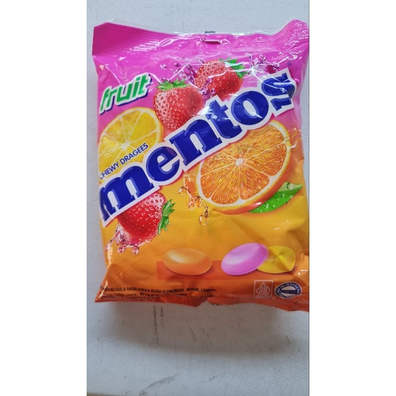 

Mentos Fruit permen mentos rasa buah isi 50