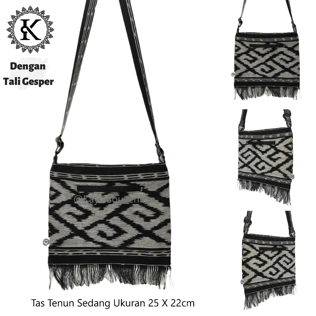 Tas Selempang Tenun Sedang / Tas Tenun Sedang - Kain Etnik
