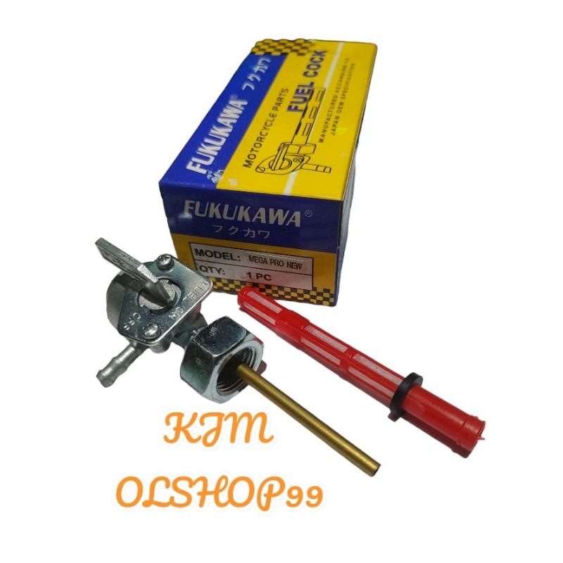 KERAN BENSIN KRAN BENSIN MEGAPRO NEW MEGA PRO NEW 2006-2009 ORIGINAL FUKUKAWA