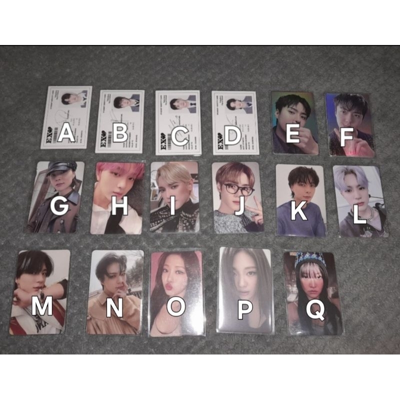 Photocard PC Official EXO SG Season Greeting 2024 NCT WayV aespa Red Velvet Suho Chen D.O Kyungsoo S