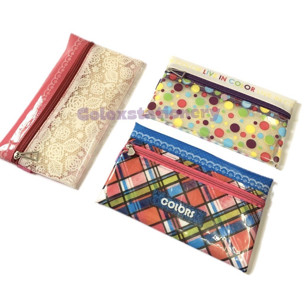 

Kotak Pensil / Tempat Pensil Anak Kain / Tempat Pensil Dompet Motif Cewe (1 Pcs)