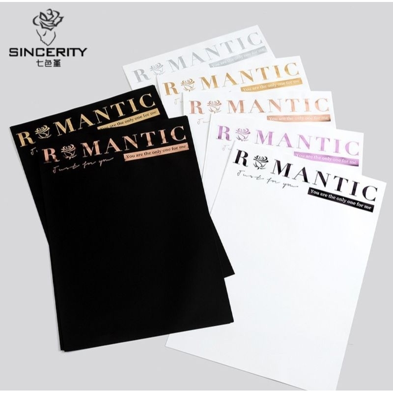 

( READY ) Kertas Buket Bunga Kertas Cellophane FOREVER LOVE/ ROMANTIC