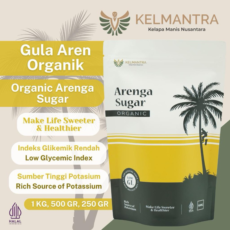 

Organic Arenga Sugar | Gula Aren Organik Kelmantra - 1 KG
