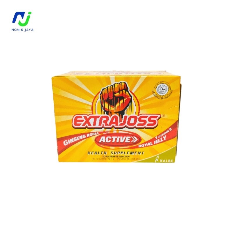 

ExtraJoss Active Gingseng Korea Pack Isi 12 Sachet@4g