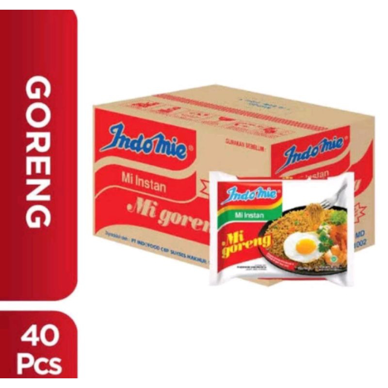 

Indomie goreng 1 dus isi 40pcs