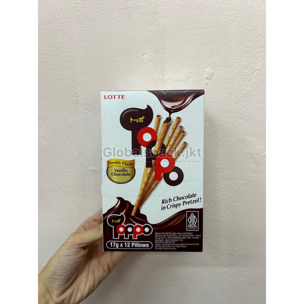 

LOTTE TOPPO BISCUIT STICK RICH CHOCOLATE IN CRISPY