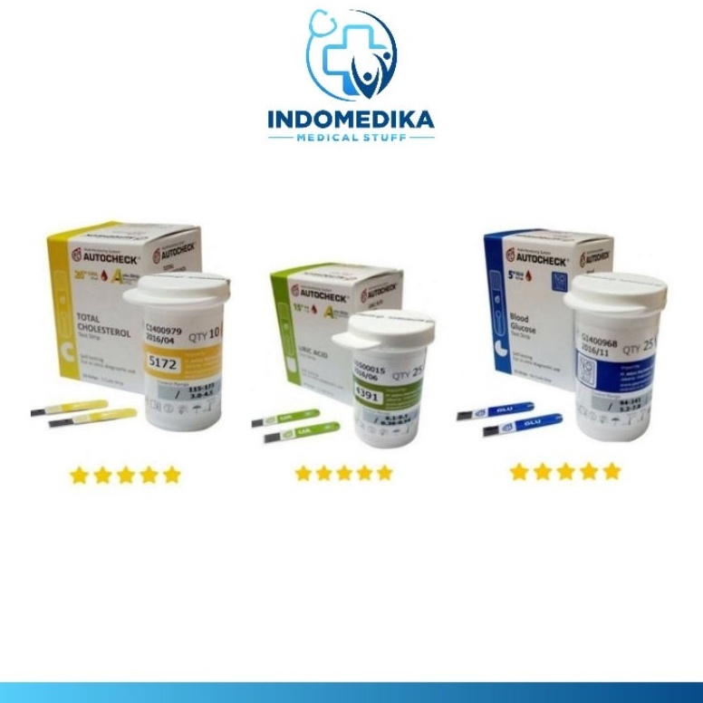 Barang Pilihan Autocheck Kolesterol  Kolesterol Autocheck Autocheck Uric Acid  Strip Asam Urat autoc