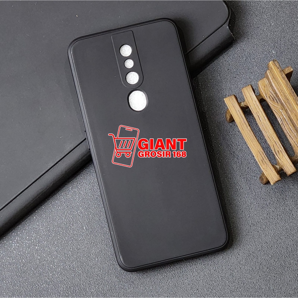 Oppo F11 Oppo F11 Pro Macaron Square Black Softcase Candy Macaron / Case Square Black Oppo F11 Oppo 