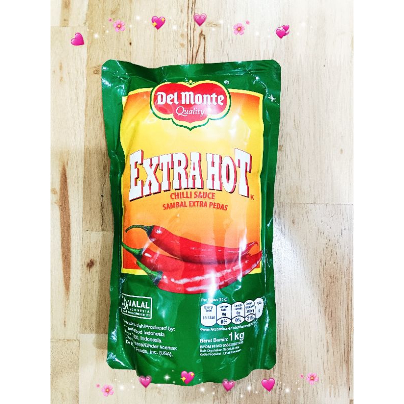 

DEL MONTE SAUS SAMBAL EXTRA HOT 1KG