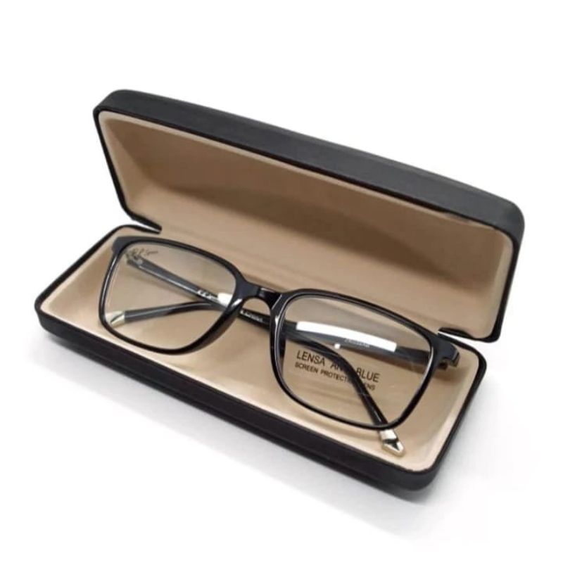 KACAMATA ANTI RADIASI / KACAMATA PRIA WANITA  FRAEM ANTI RADIASI