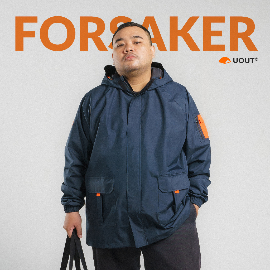 JAKET FORSAKER WINDBREAKER BIG SIZE JUMBO Outdoor Parka