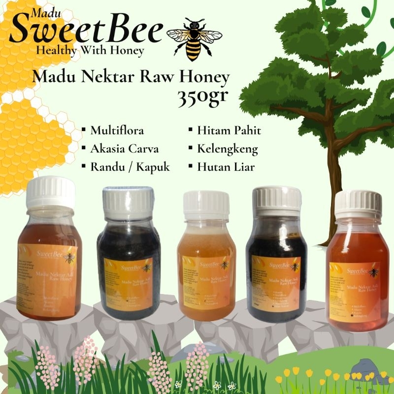 

Madu SweetBee NEKTAR 350gr Raw Honey