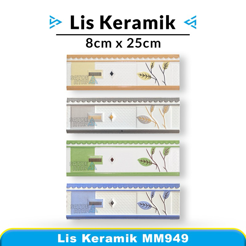 Lis Keramik Dinding Kamar Mandi Dapur MM949 8x25