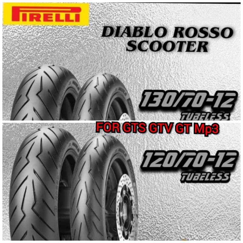 Ban Vespa Gts GT Gtv Merk Pirelli