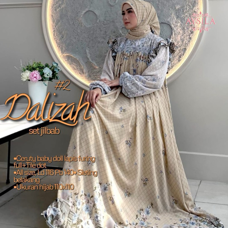 DALIZAH SET HIJAB ORIGINAL BY AYSILA