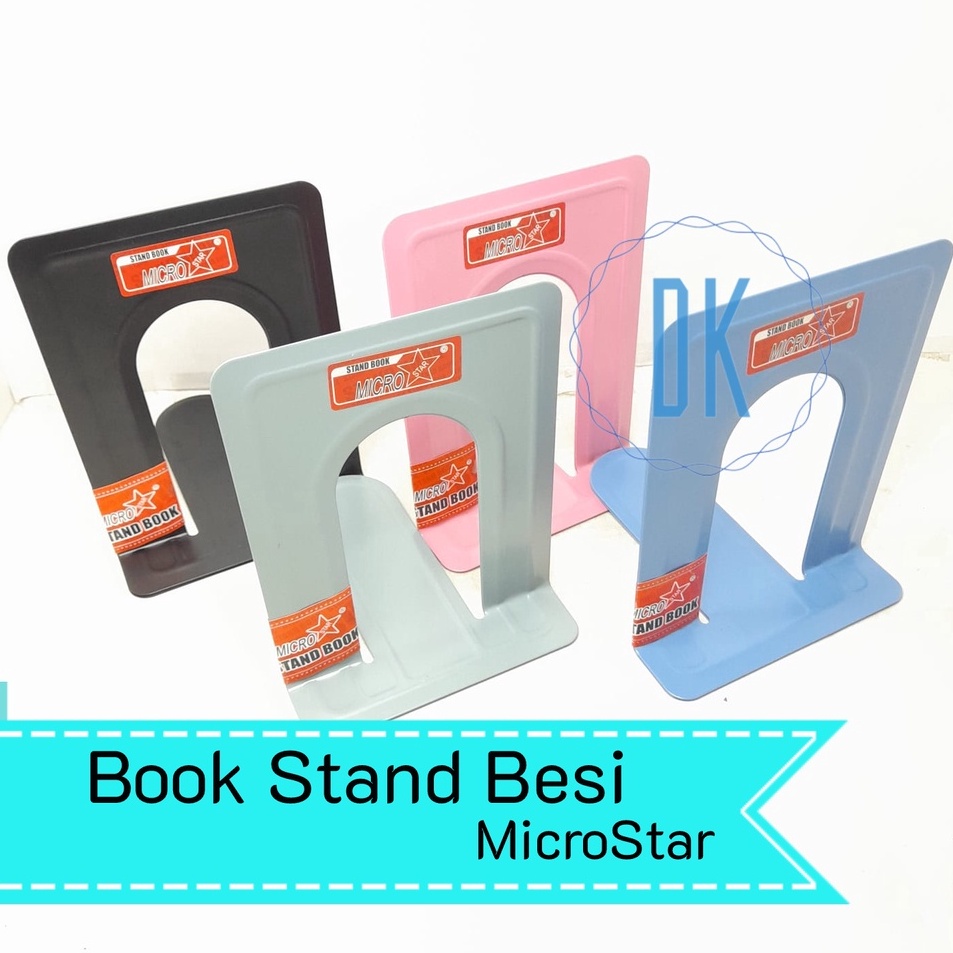 

Kejutan Termurah Stand Book MicroStar Sandaran Buku Book End Besi pembatas buku besi