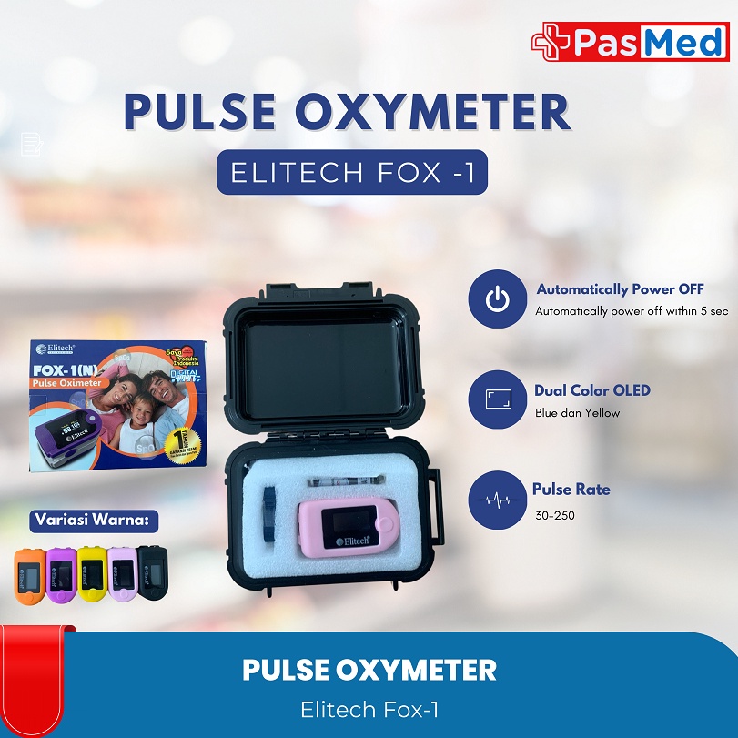 Muraaaahh Oxymeter ELITECH FOX 1