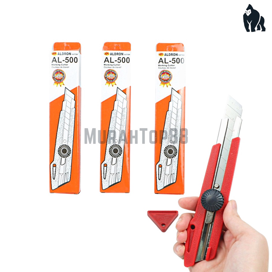 

Super Delivery Cutter Besar Aldron AL5 Pisau Kater Putar Model L 5 Pemotong Kertas Tajam
