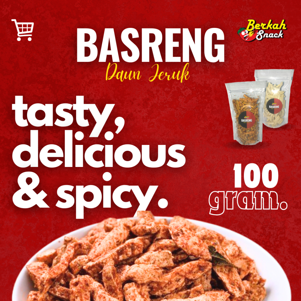 

BASRENG 100 GRAM BASRENG PEDAS DAUN JERUK | BASRENG DAUN JERUK | BASRENG ORIGINAL | VARIAN RASA VIRAL by Berkah Snack Store