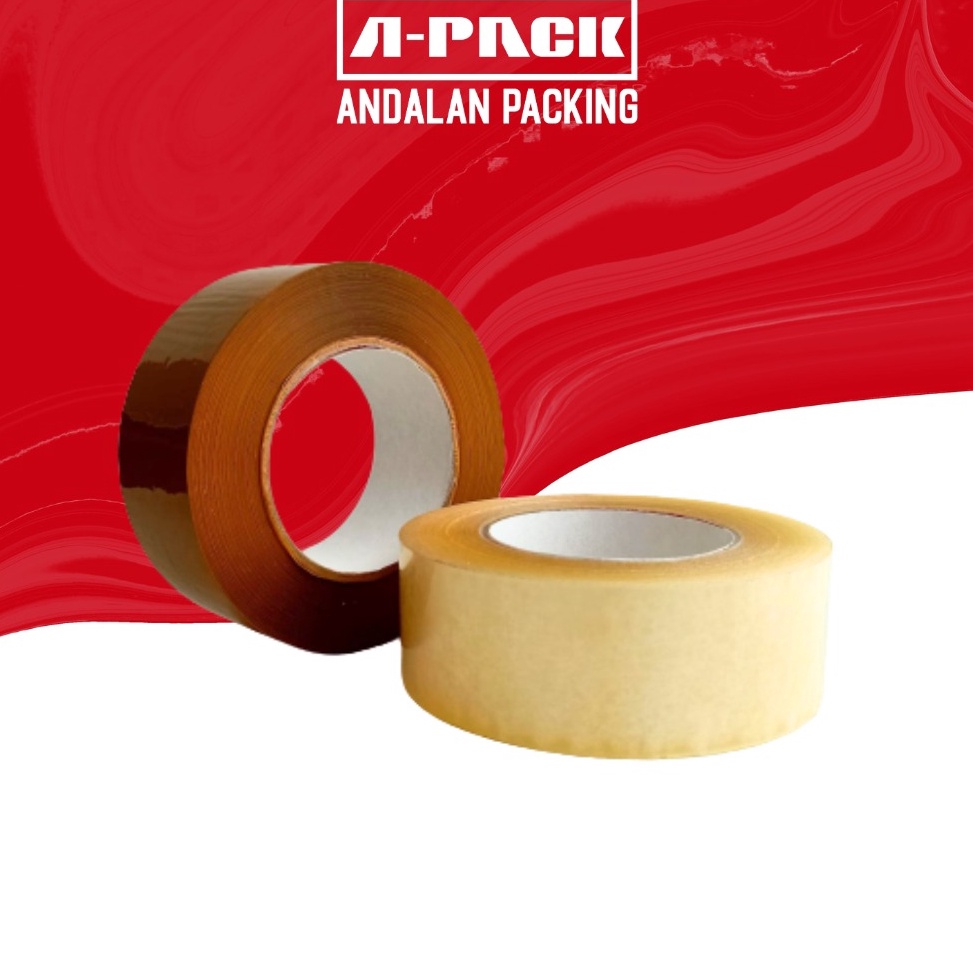 

Laku Keras Lakban Jumbo BeningCokelat GIANT 2inch 45mm x 3yard