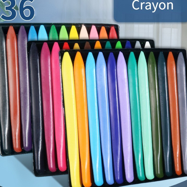 

Limited Edition Crayon Mewarnai Crayon Anti Air Anti Kotor Tangan Crayon Pensil Warna YS Shop