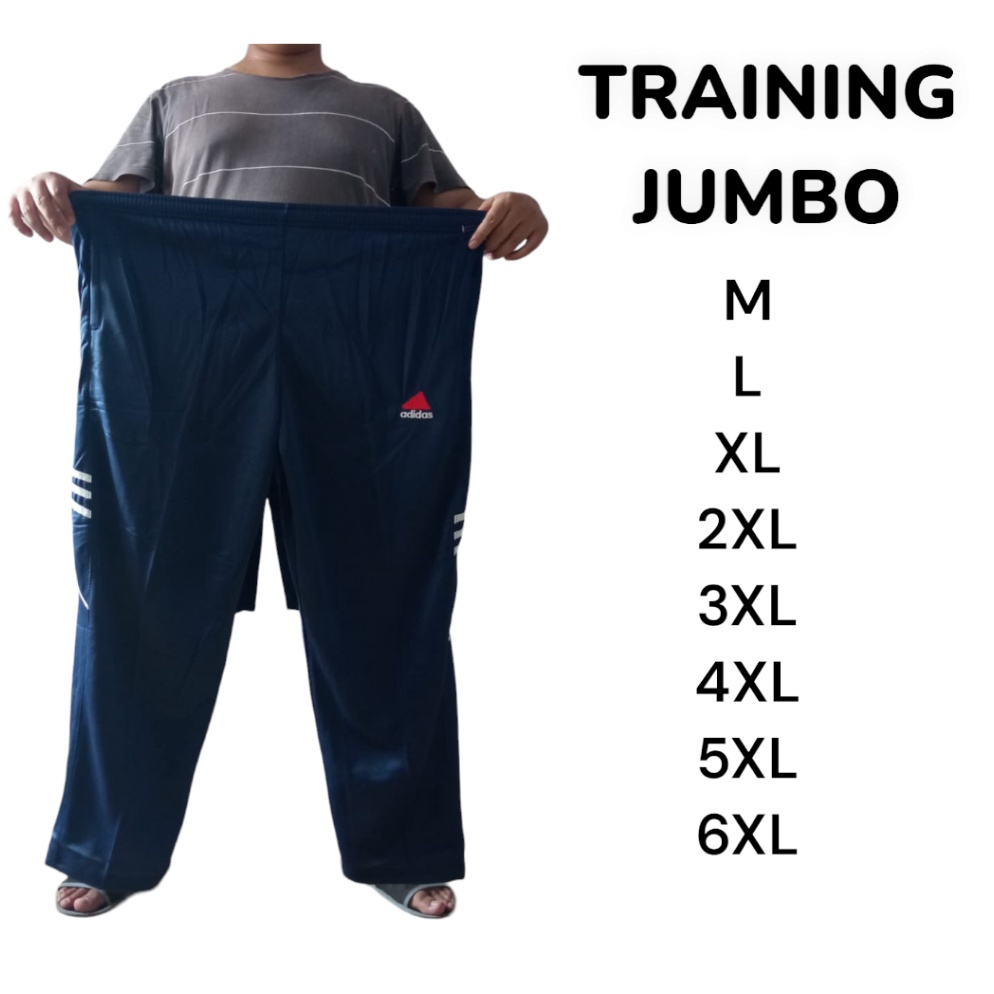 Top Produk CELANA TRAINING JUMBO BIG SIZE CELANA TRAINING PRIA JUMBO M  L  XL  XXL  3XL  4XL  5XL  6