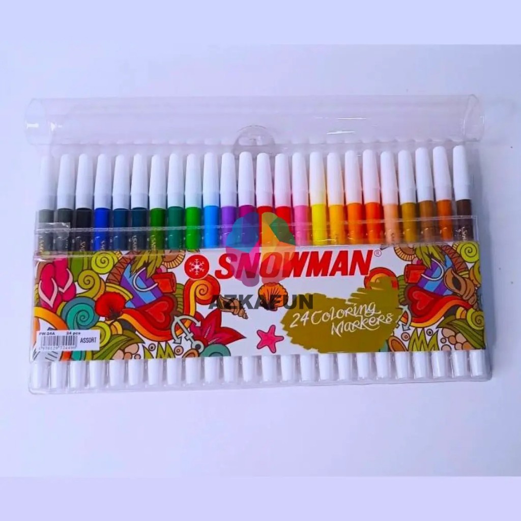 

Spidol 24 Warna Snowman Set PW-24A - spidol coloring