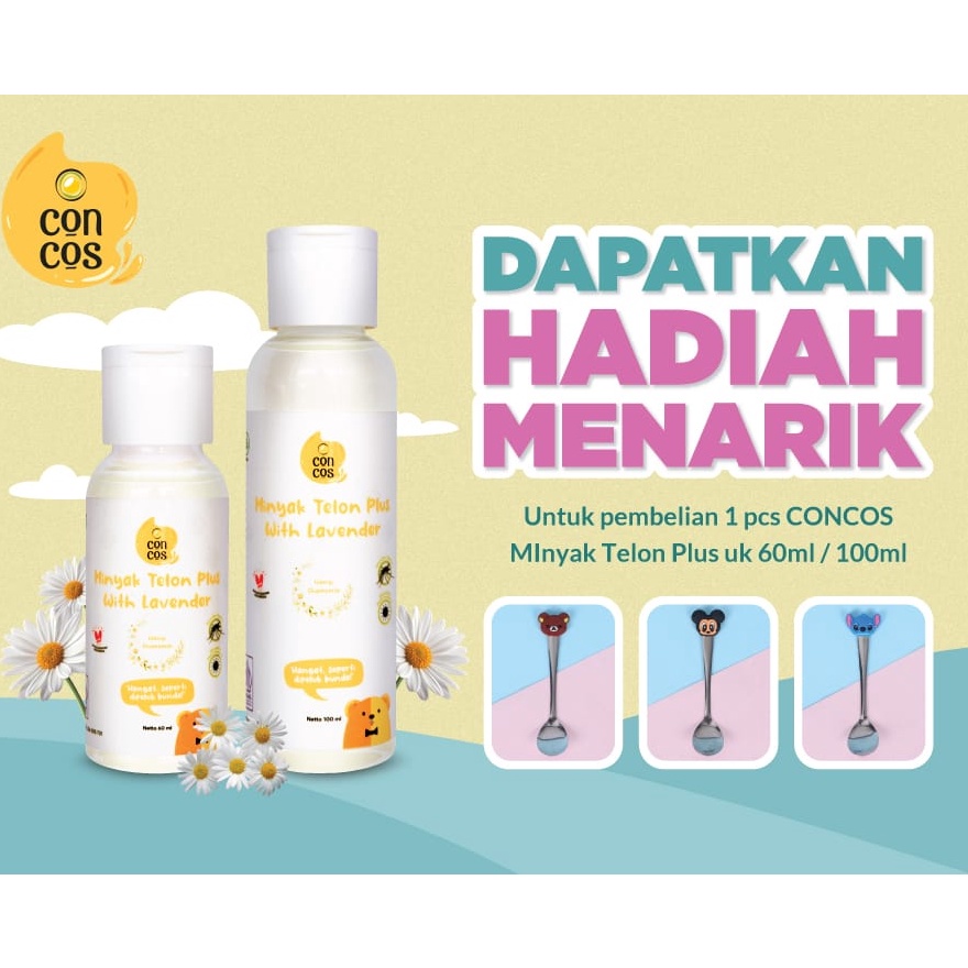 

Ready Stock Concos Minyak Telon Plus With Lavender Aroma Chamomile E Anti Nyamuk