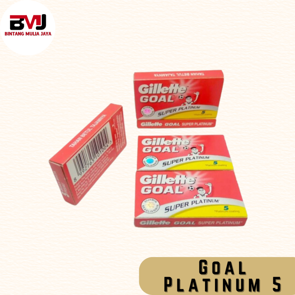 Gillette Goal Merah Super Platinum Original