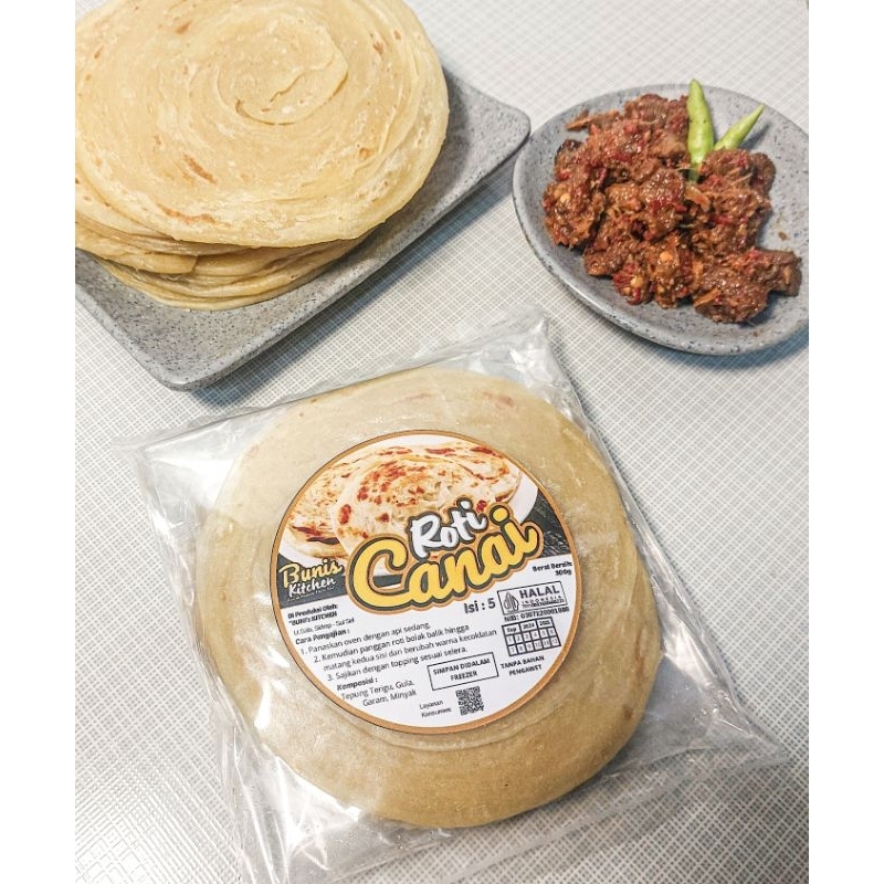 

Roti Canai/Maryam-Murah-Enak-Isi 5 lembar