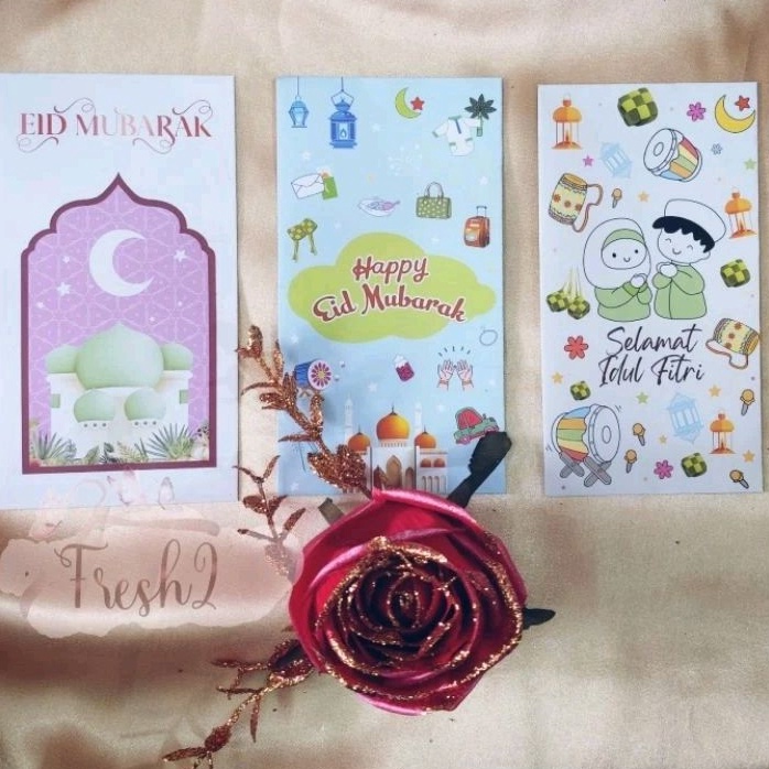 

Terlaris 5 PCS AMPLOP LEBARAN PANJANG IMPORT ANGPAO LEBARAN