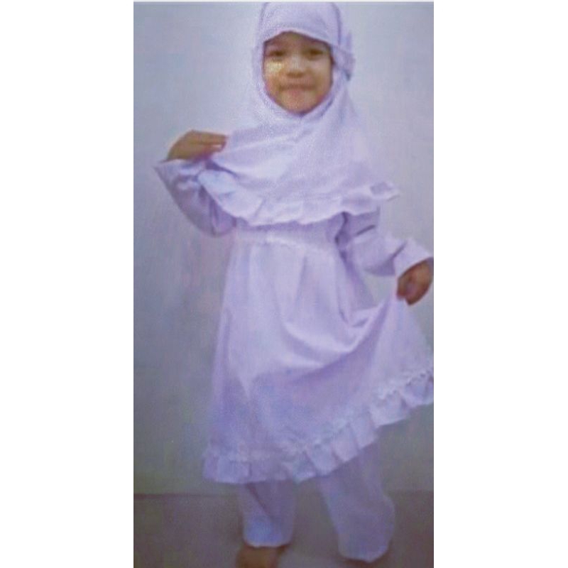 Baju Muslim Putih TK