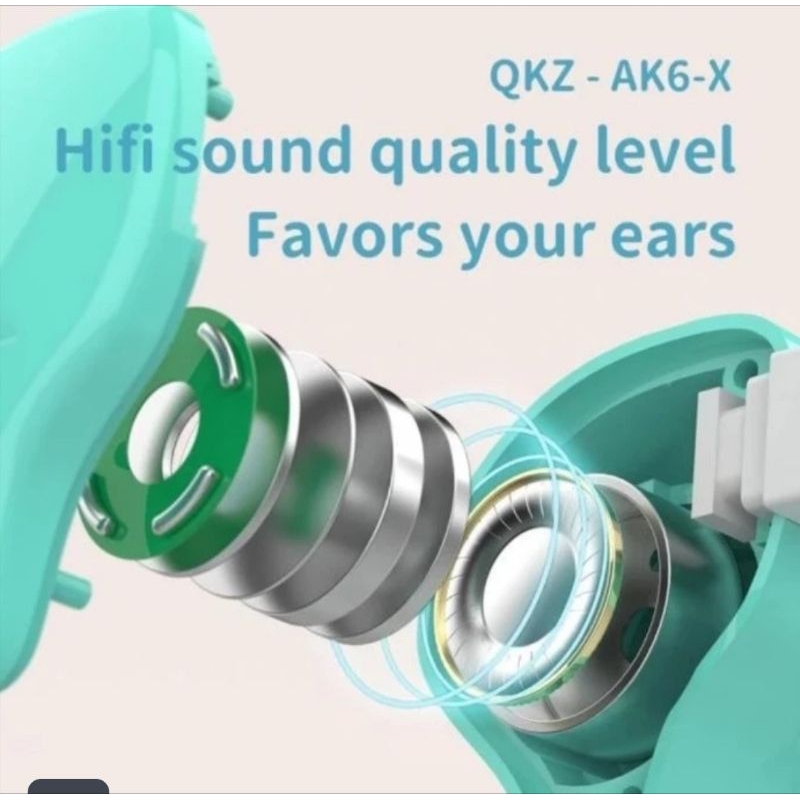 QKZ AK6 X IEM Earphone Headset