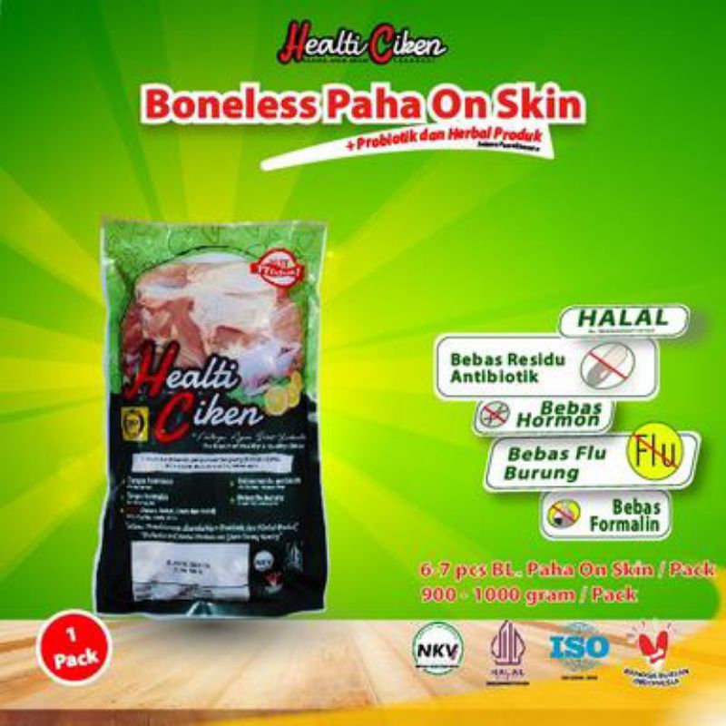 

Minipack Boneless paha skin on 500gr | boneless paha Healti Ciken 500gr minipack