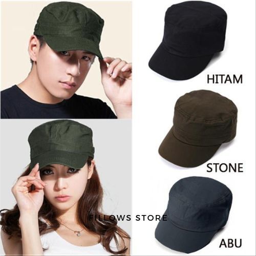 Topi Komando Polos | Topi Komando Pria Dan Wanita