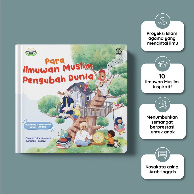 [Mizan] Seri Aku Cinta Islam : Para Ilmuwan Muslim Pengubah Dunia (Boardbook) | Buku Anak 0-7 Thn