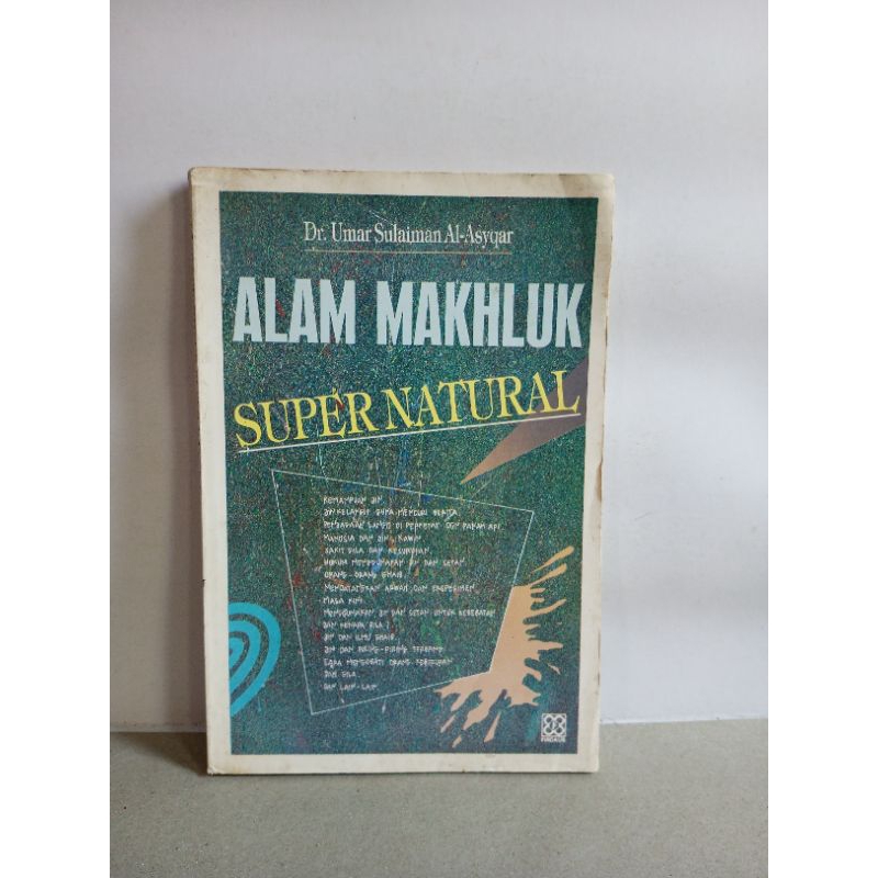 Alam Makhluk Super Natural Dr umar Sulaiman Al Asyqar