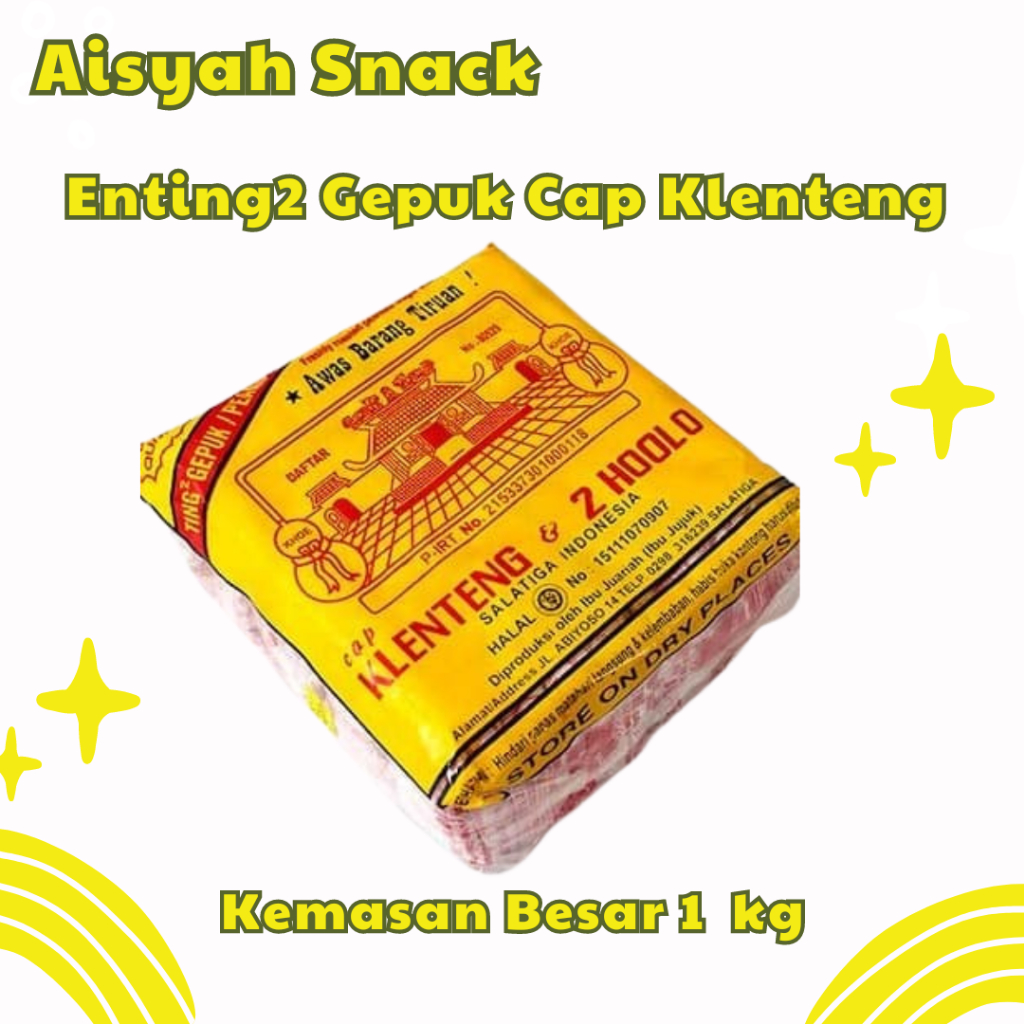 

Enting Enting Kacang Cap Klenteng ( Besar )