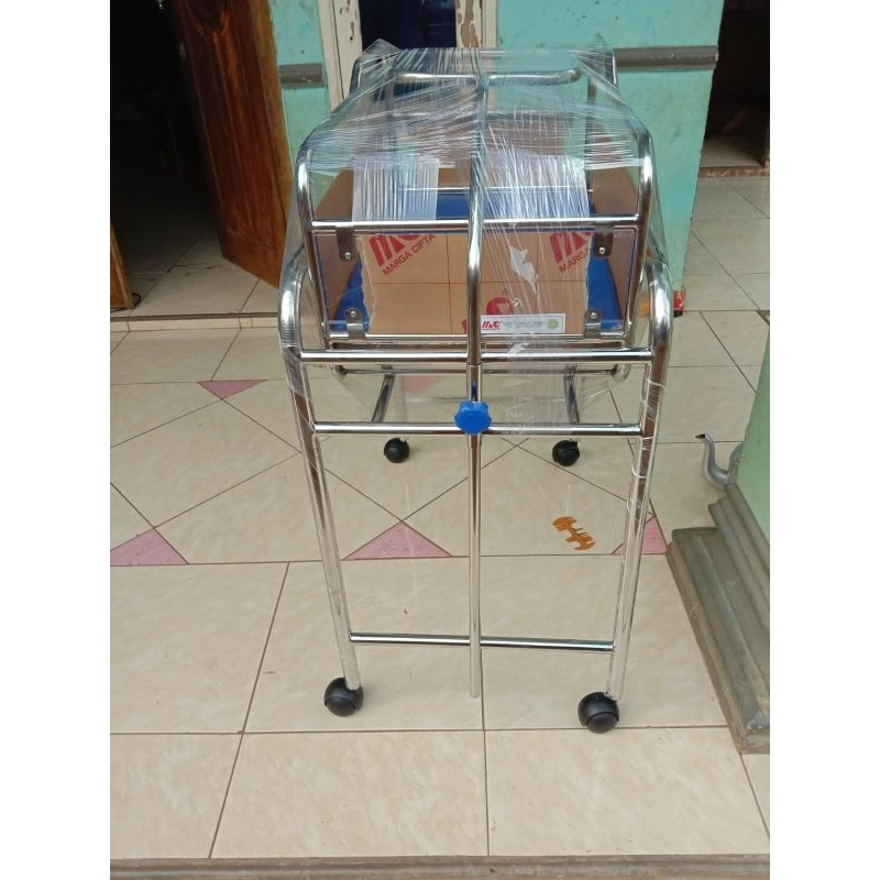 Box Bayi Tempat Tidur Bayi Baru Melahirkan Klinik Bidan Rumah Sakit STAINLESS STEEL