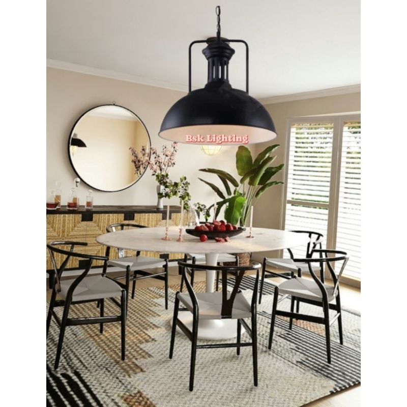 lampu gantung kap industrial minimalis/Lampu cafe/lampu makan/lampu dapur