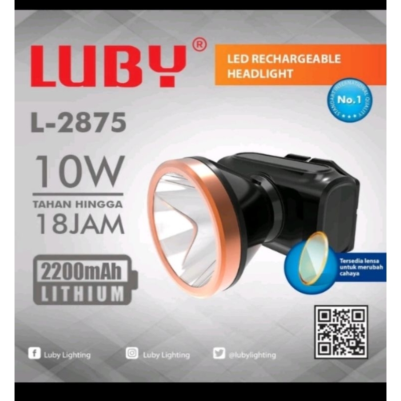 Senter kepala Luby 15 watt /L-2878