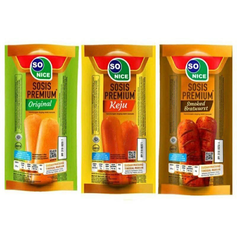 

So Nice Sosis Premium 80 gr