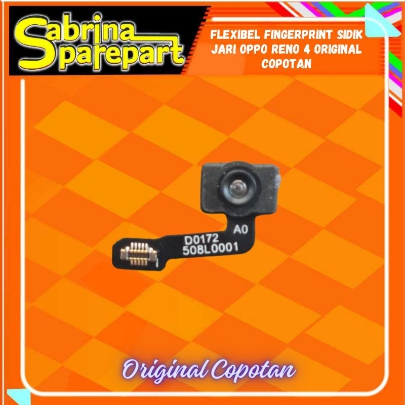 Flexibel Fingerprint Sidik Jari untuk Oppo Reno 4 Original Copotan
