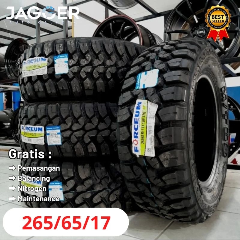 Ban Offroad Tahu Ban Cangkul  Ring 17 ukuran 265 65 R17 Forceum M/T08 Hilux Triton Strada Pajero For