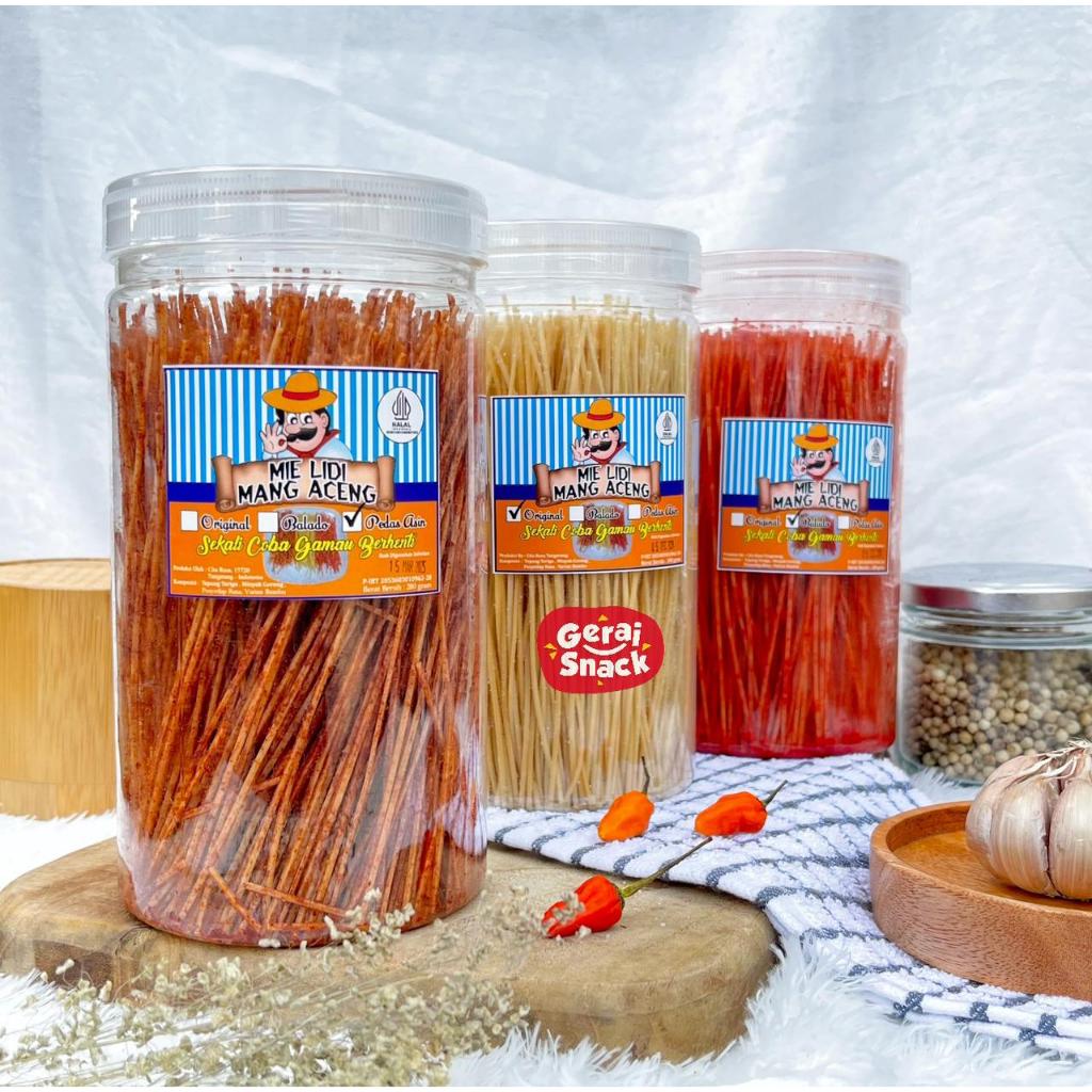 

Mie Lidi Mang Aceng Aneka Rasa Jajanan Jadoel Kemasan Jumbo 280 g