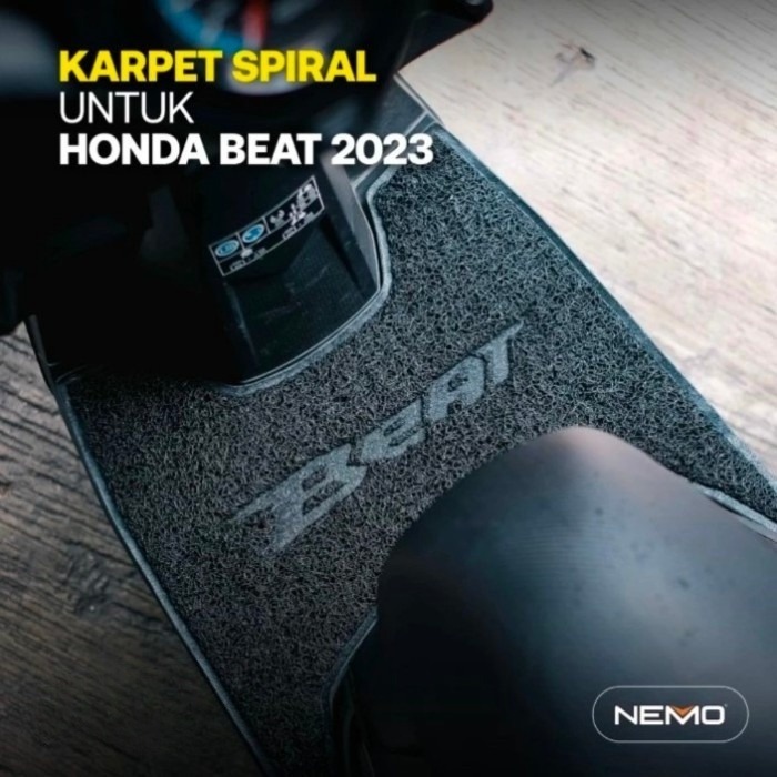 KARPET MOTOR BULU BEAT AKSESORIS VARIASI MOTOR BEAT DELUXE STREET NEW FI 2020 2021 2022 2023 2024